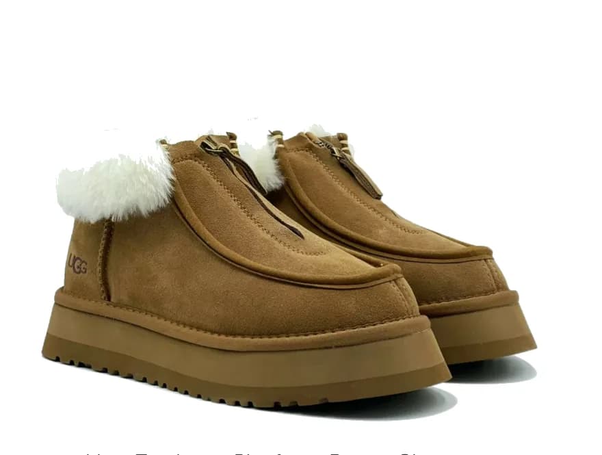Ugg Funkette Platform — Chestnut