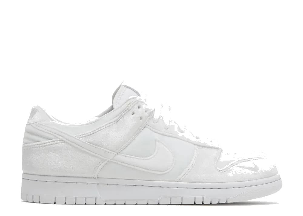 Dunk Low  White iegion Pine — Nike Dunk Low Triple White Velvet
