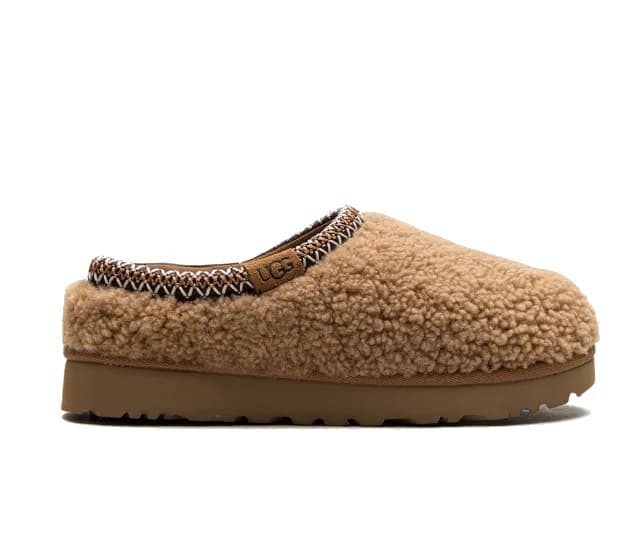 UGG TASMAN SLIPPER — Tasman Maxi Curly Chestnut