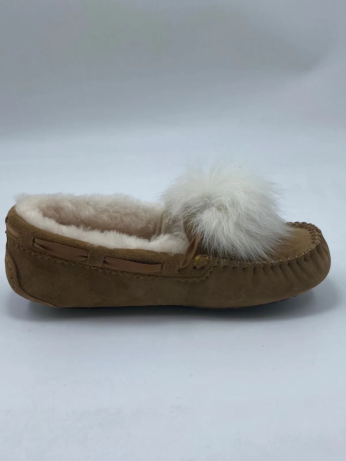 Ugg Women's Dakota — Chestnut Pom Pom