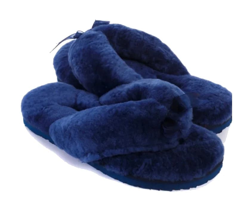 FLUFF FLIP FLOP — NAVY BLU