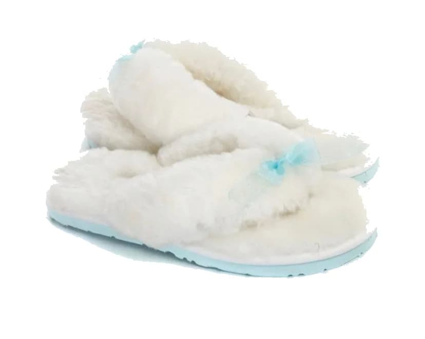 FLUFF FLIP FLOP — WHITE