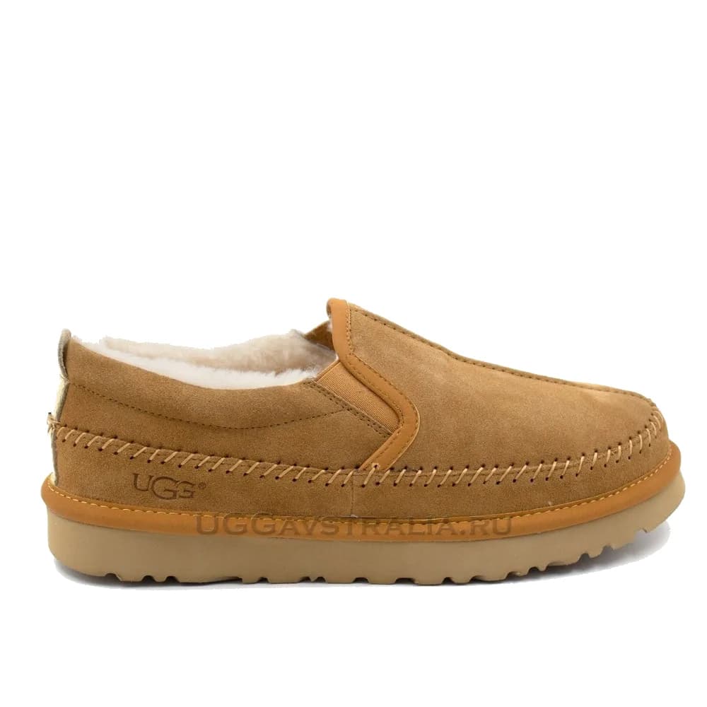 UGG Mens Stitch — Men'S STITCH SLIP CHESTNUT
