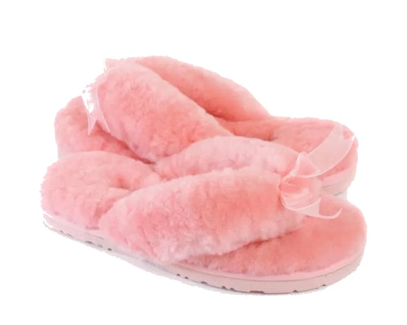 FLUFF FLIP FLOP — PINK