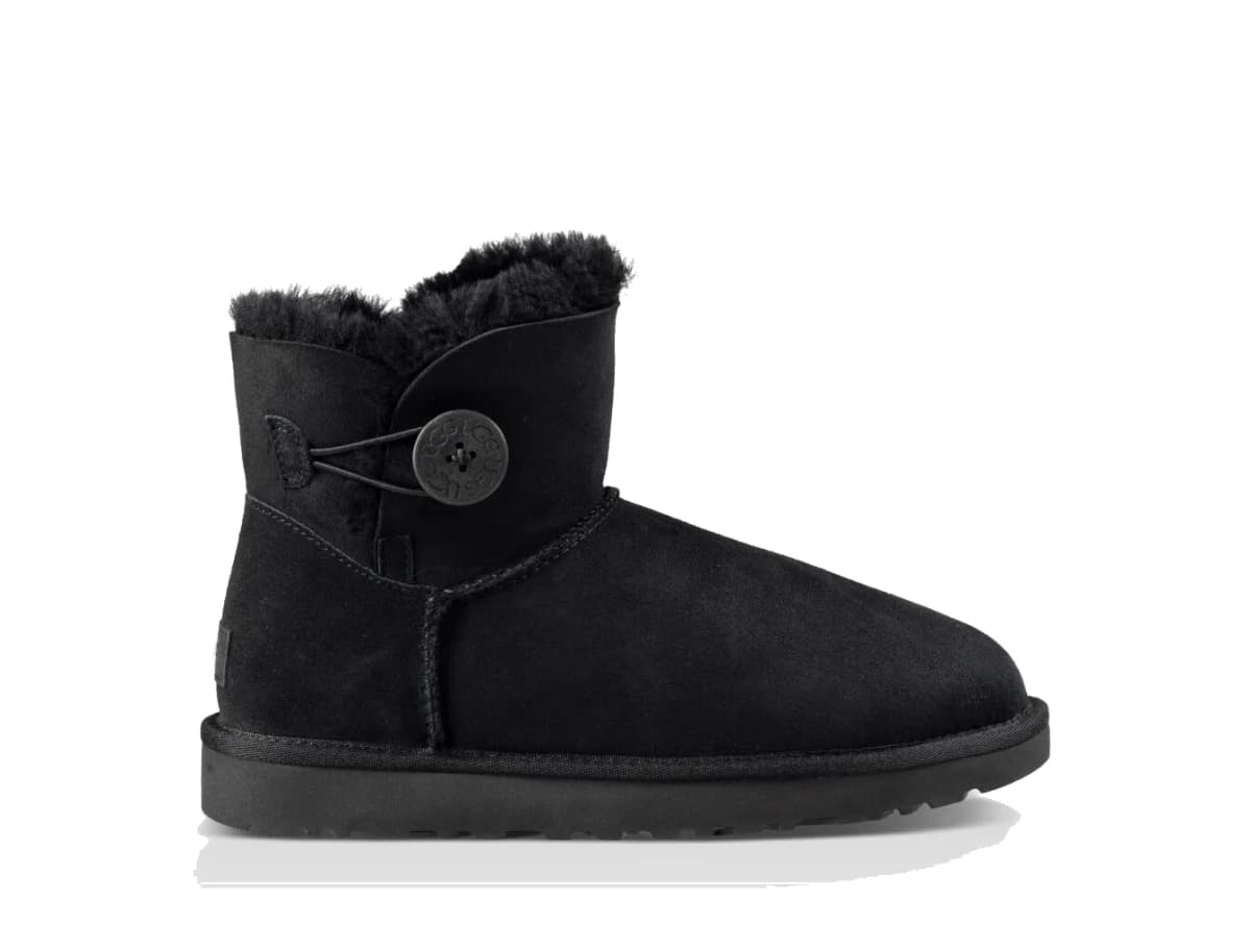 UGG WOMEN'S MINI BAILEY BUTTON — Black