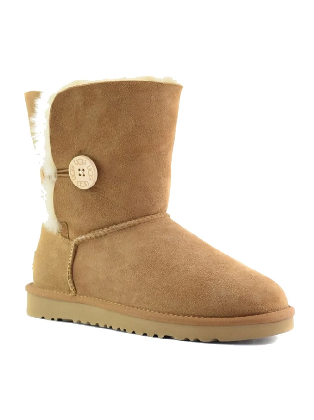 UGG WOMEN'S CLASSIC BAILEY BUTTON — Chestnut