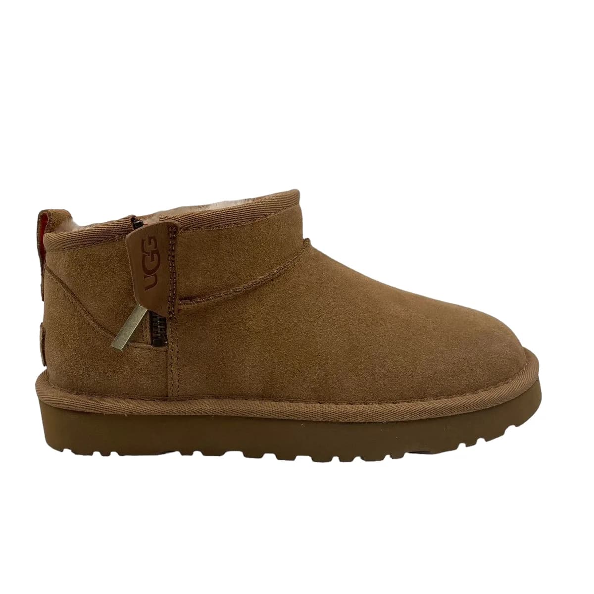 UGG WOMEN'S ULTRA MINI ZIP — CHESTNUT ZIP