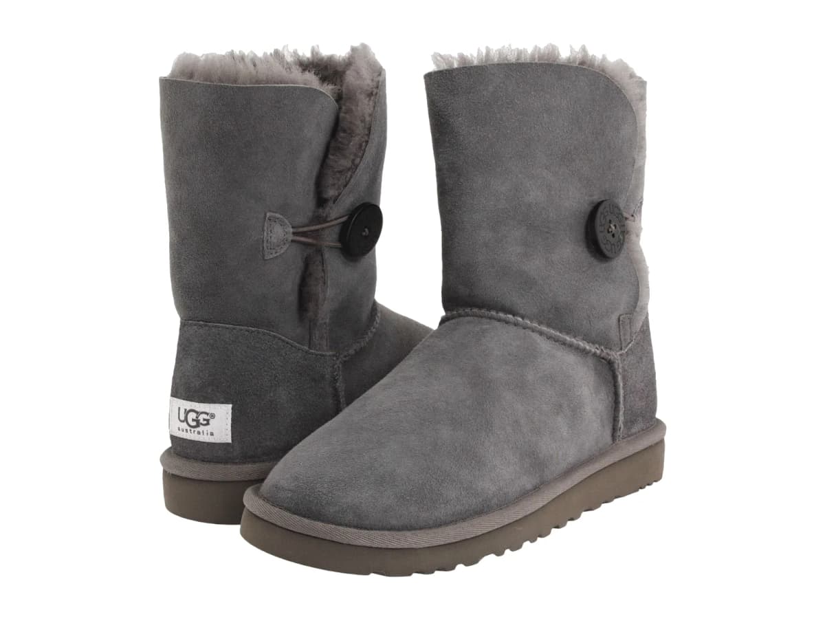 UGG WOMEN'S CLASSIC BAILEY BUTTON — Grey