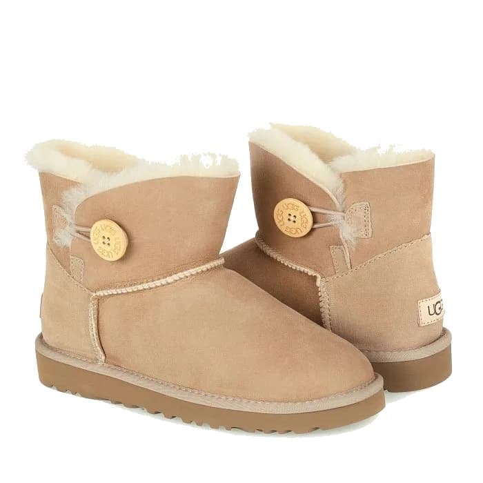 UGG WOMEN'S MINI BAILEY BUTTON — II Sand