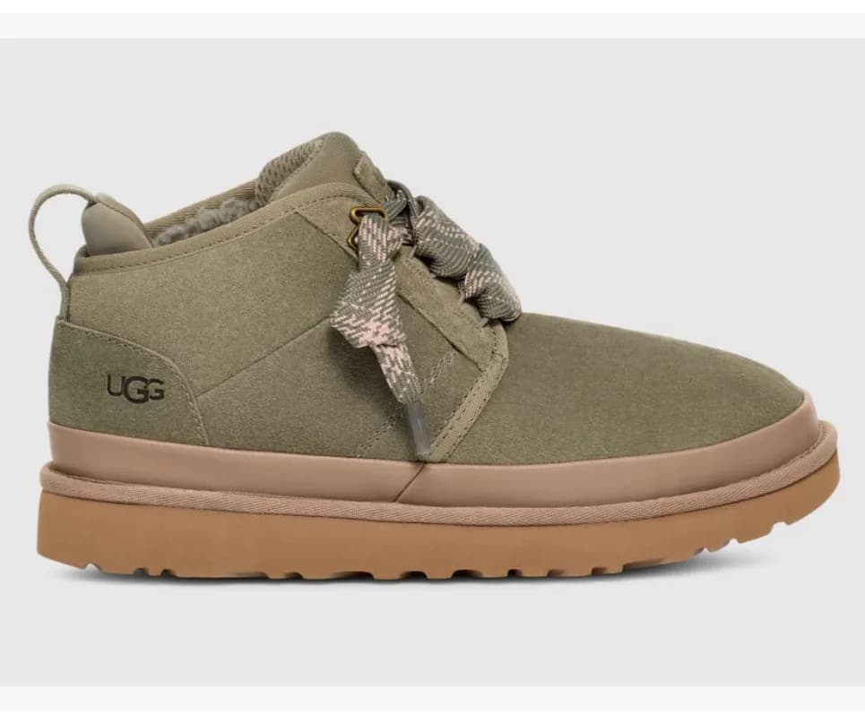 UGG MENS NEUMEL FT — GREEN SUEDE