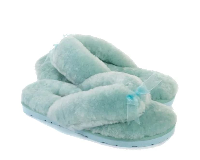 FLUFF FLIP FLOP — LAKE BLUE
