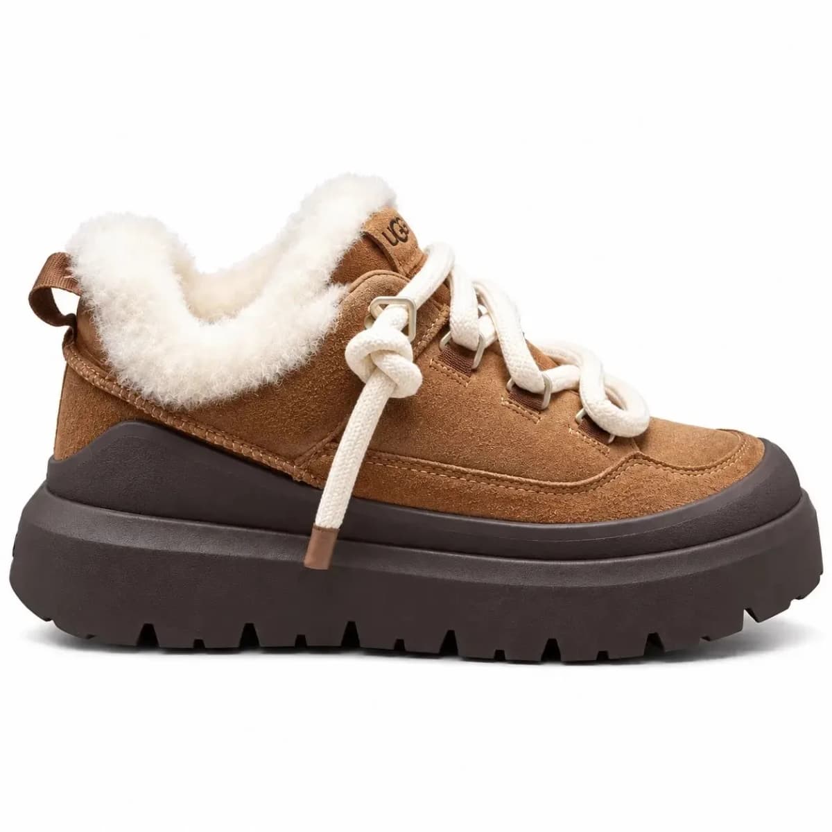 UGG Men.s Heritage Utility Sneaker — Chestnut