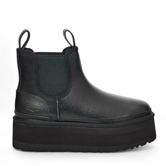 Ugg Chelsea Platform — Black Leather