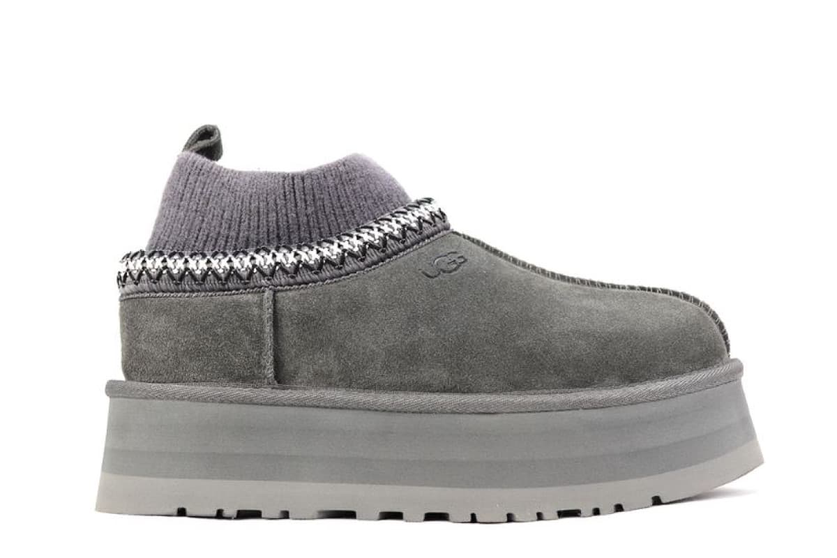 Ugg Tazz Knit Platform — Grey